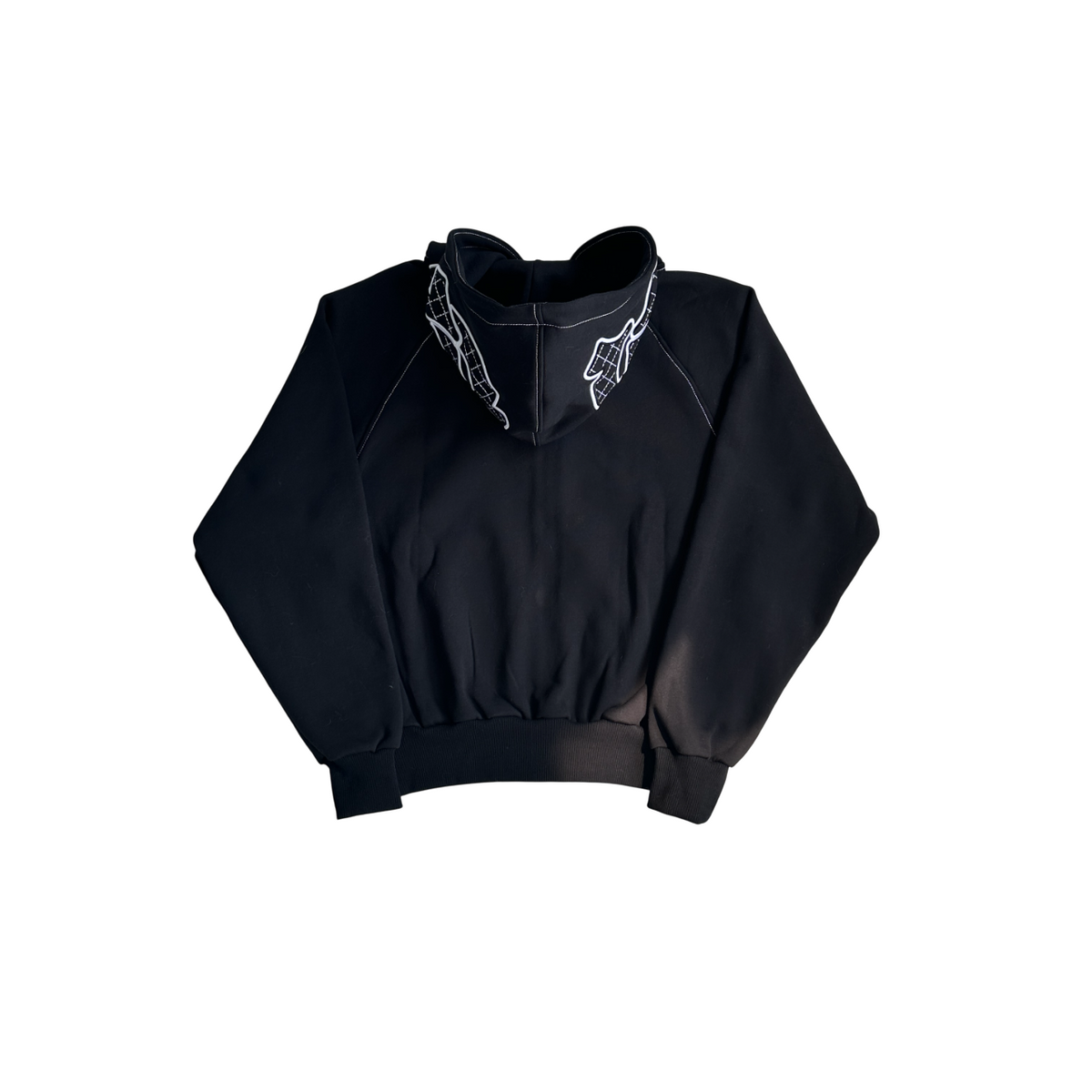 6PM Horseshoe Zip Hoodie Black - product view 2