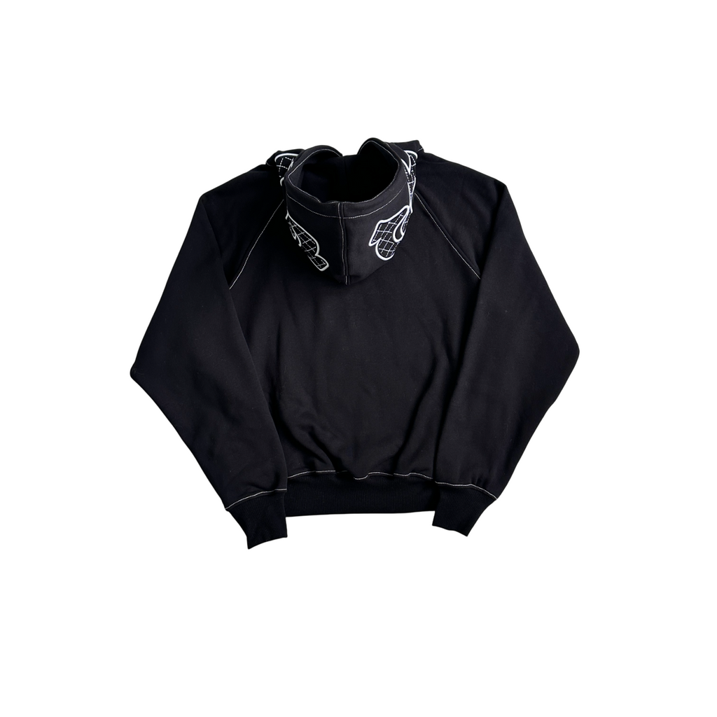 6PM Horseshoe Hoodie Black - product view 2
