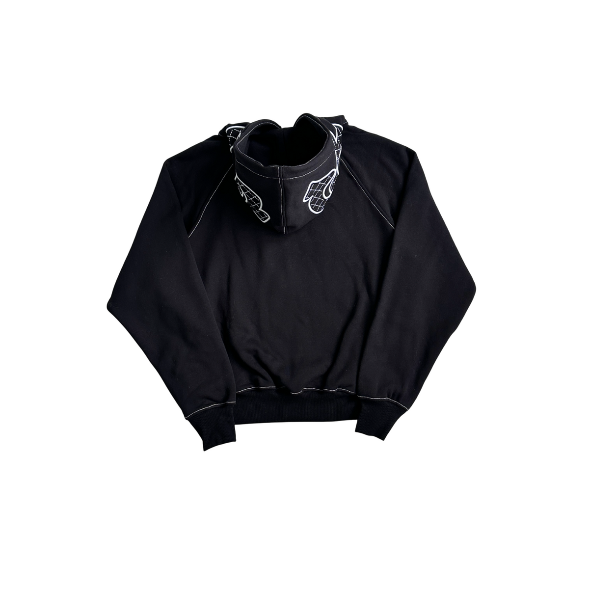 6PM Horseshoe Hoodie Black - product view 2