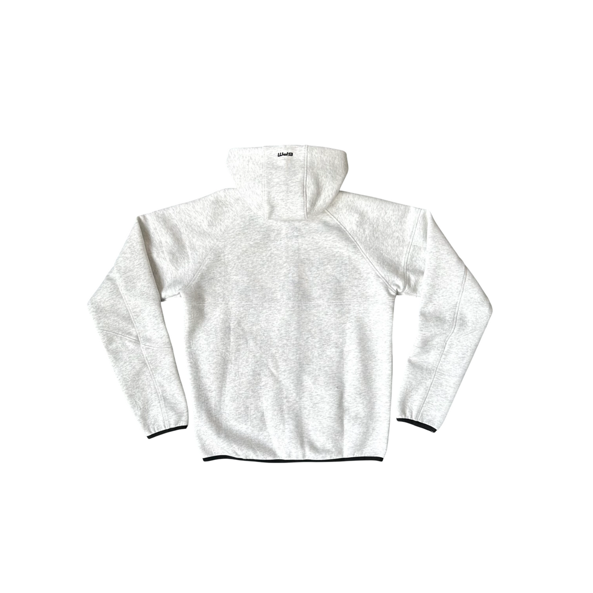 6PM Tech Zip Hoodie Grey - product view 2