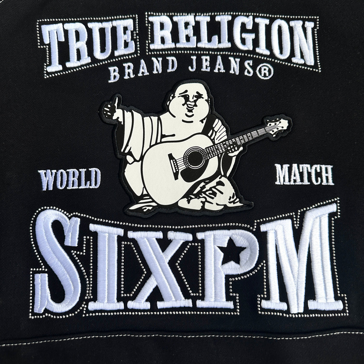6PM x True Religion Buddha Hoodie Black - product view 3