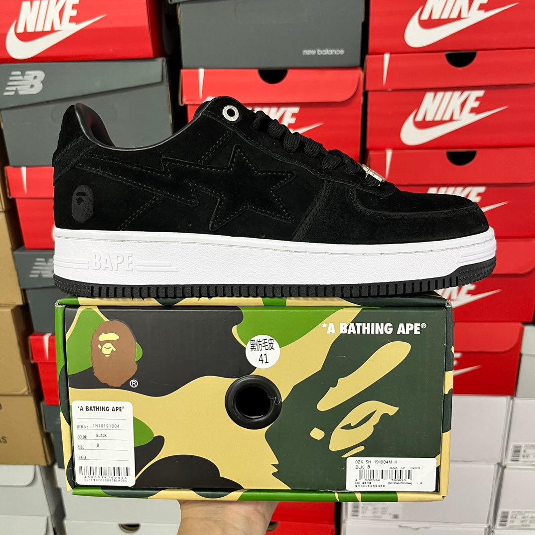 A Bathing Ape Bapesta Denim Black/White - product view 1