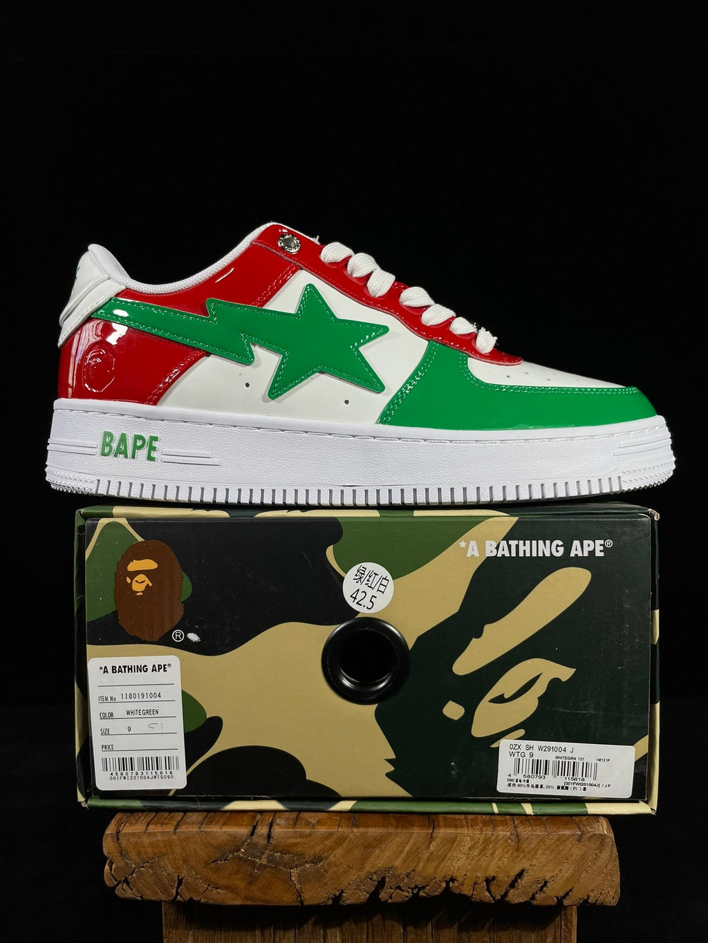 A Bathing Ape Bapesta Italy - product view 2
