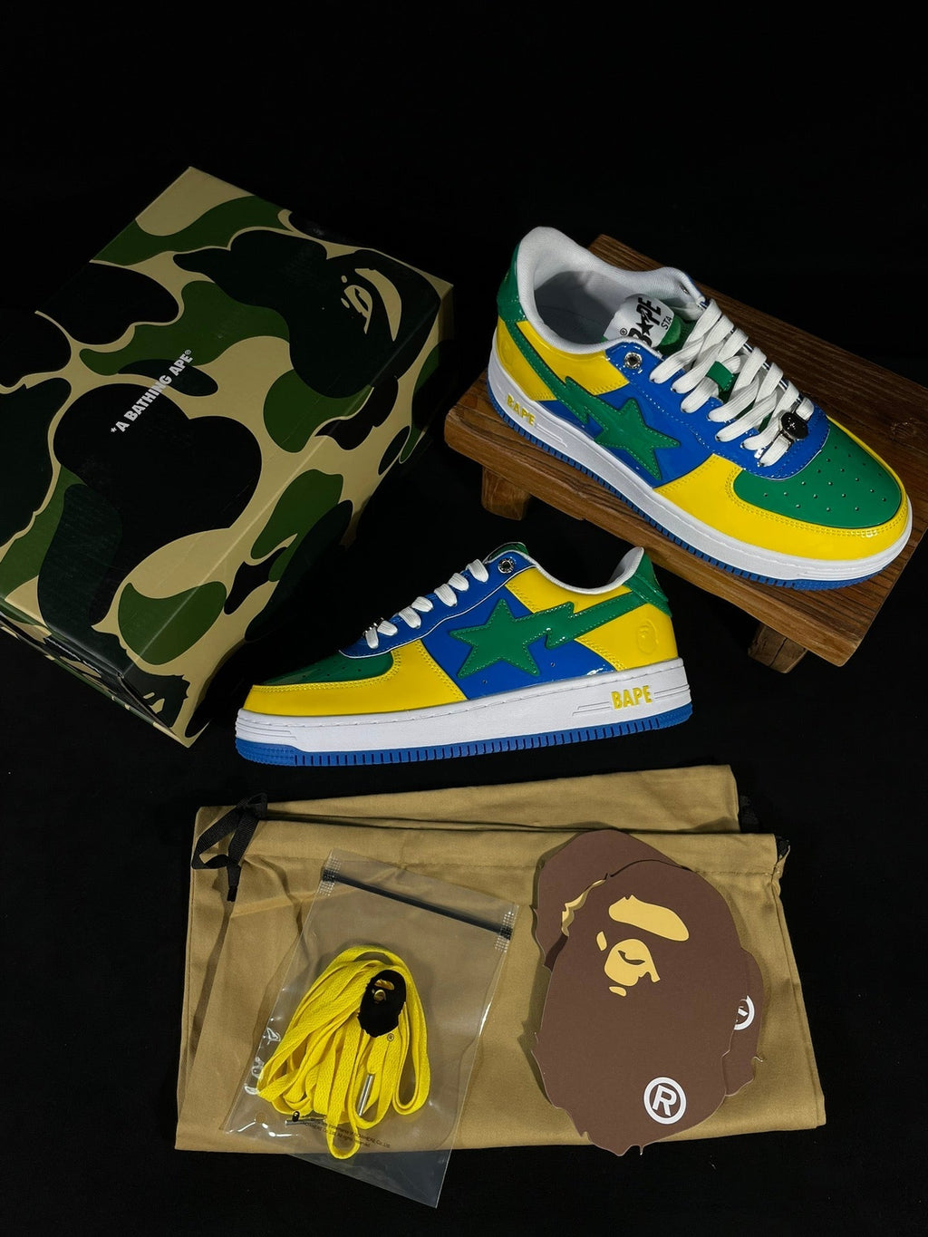 A Bathing Ape Bapesta Brazil - product view 3