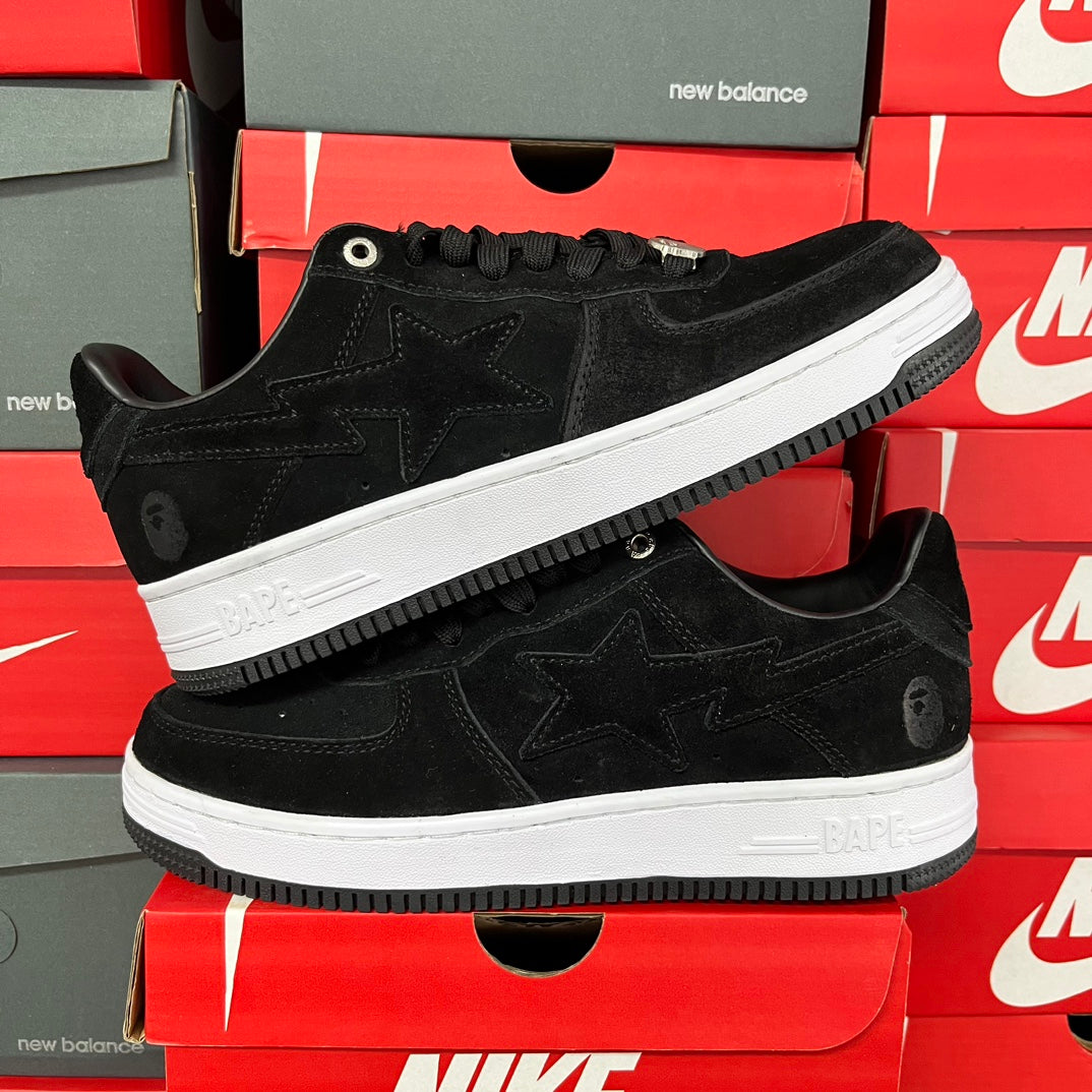 A Bathing Ape Bapesta Denim Black/White - product view 2