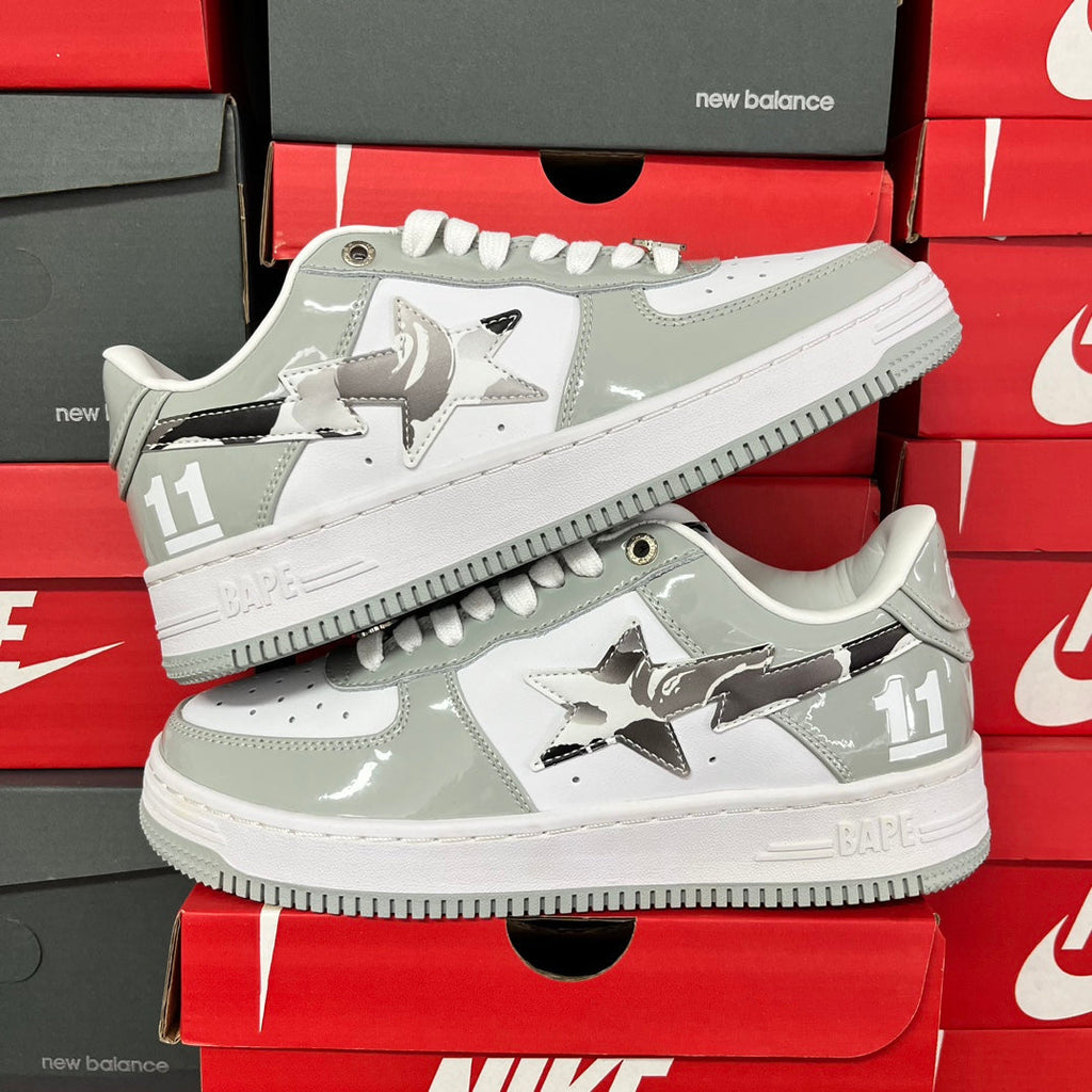 A Bathing Ape Bapesta 11 Grey/White - product view 2