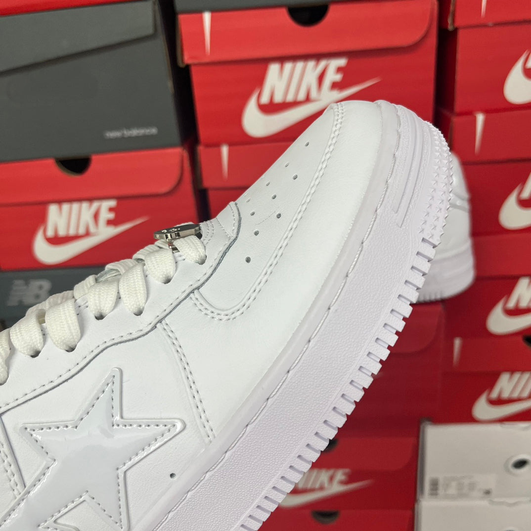 A Bathing Ape Bapesta Full White - product view 3