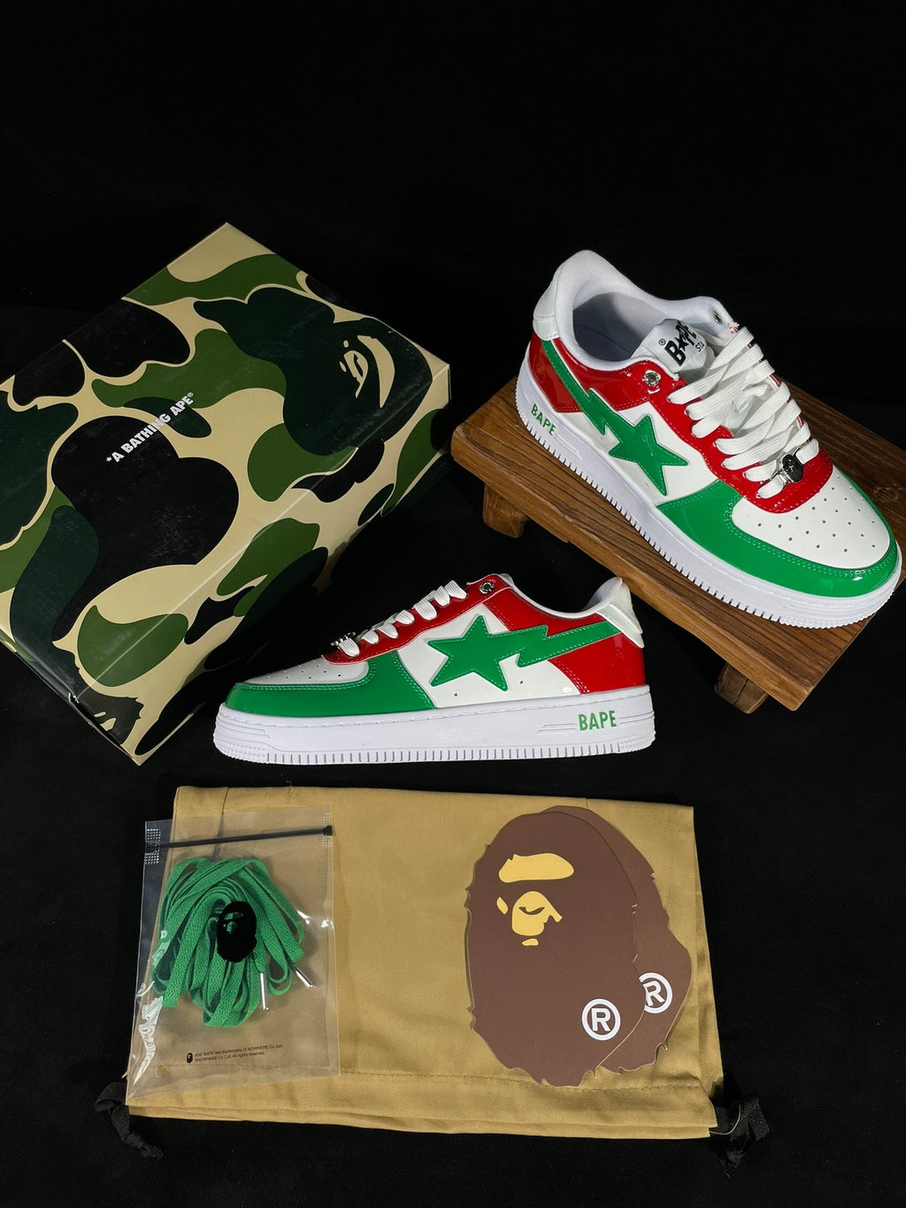 A Bathing Ape Bapesta Italy - product view 3