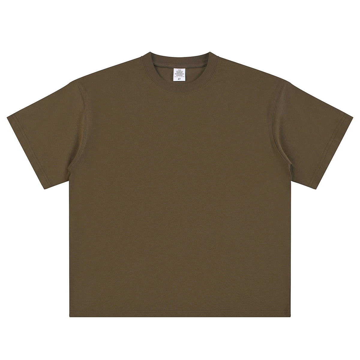 21Dripzz Essential Oversized Tee – Brown - product view 1