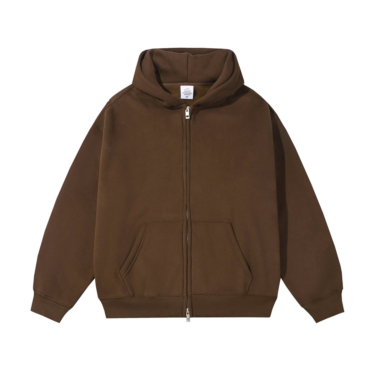 21Dripzz Essential Zip Hoodie - Brown - product view 1