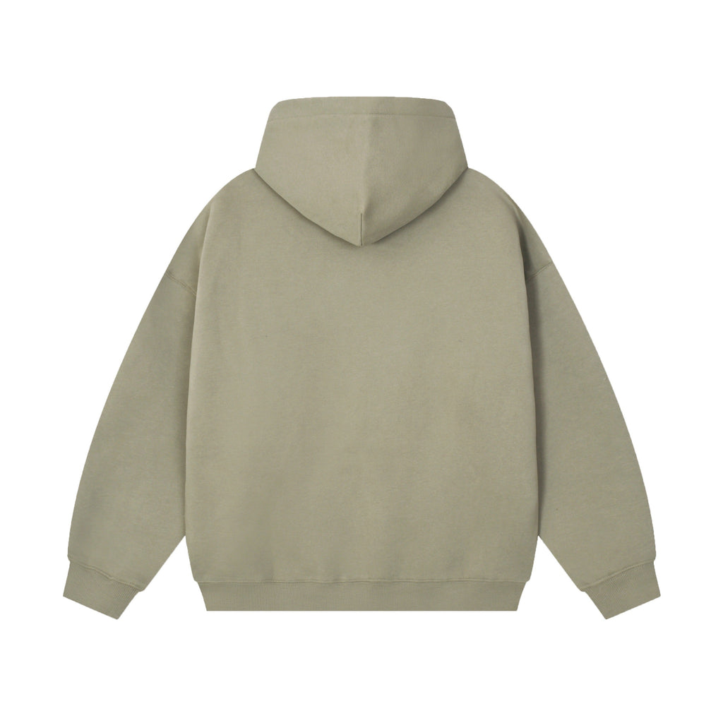 21Dripzz Essential Zip Hoodie - Khaki - product view 2