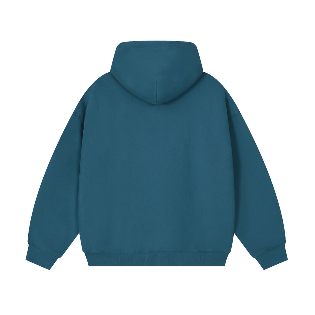 21Dripzz Essential Zip Hoodie - Teal Blue - product view 2
