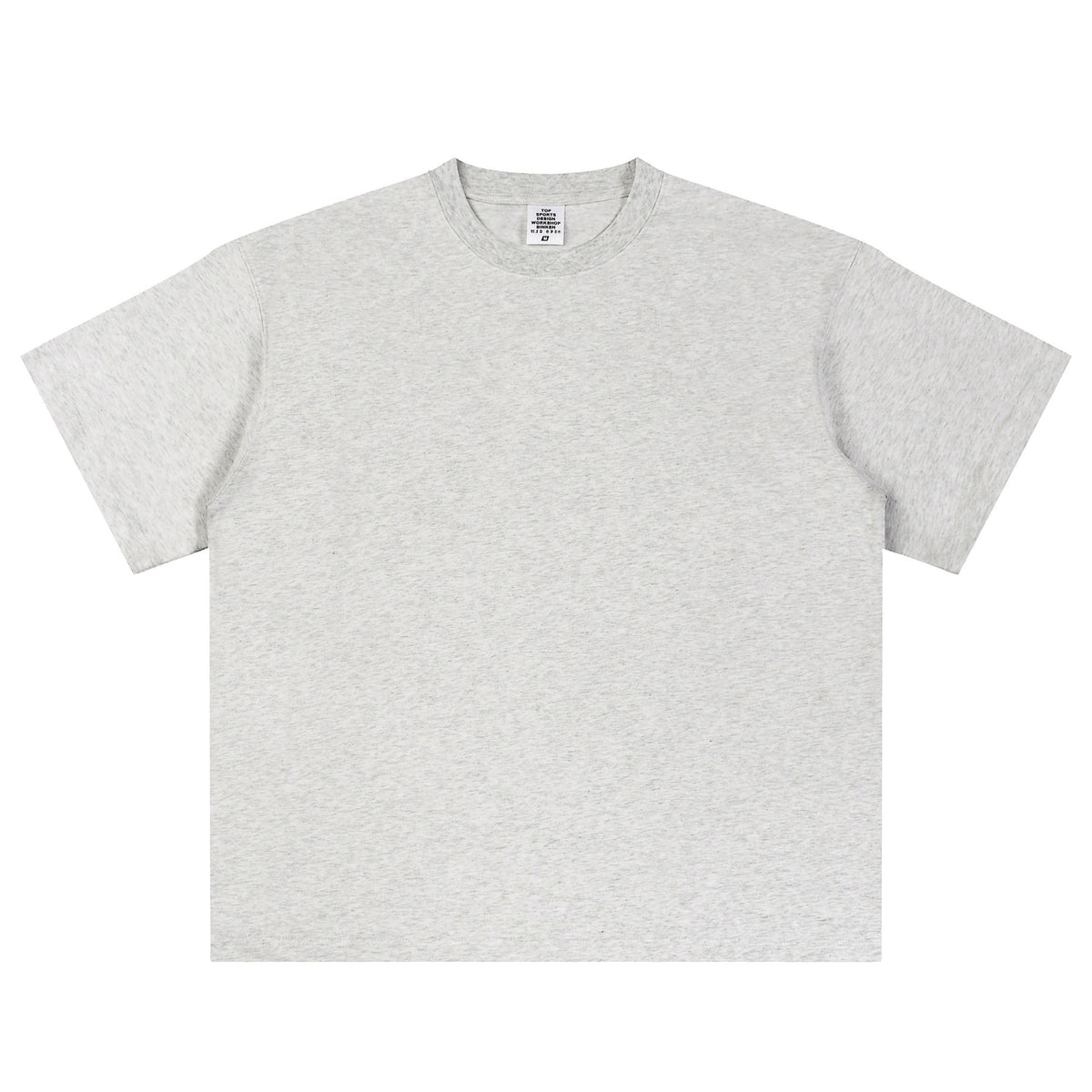 21Dripzz Essential Oversized Tee – Light Grey - product view 1