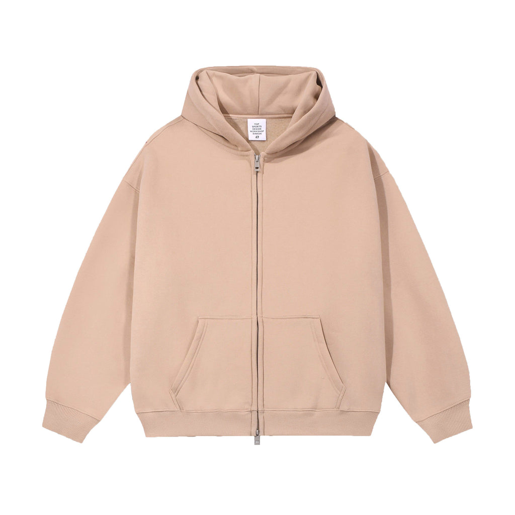 21Dripzz Essential Zip Hoodie - Peach - product view 1