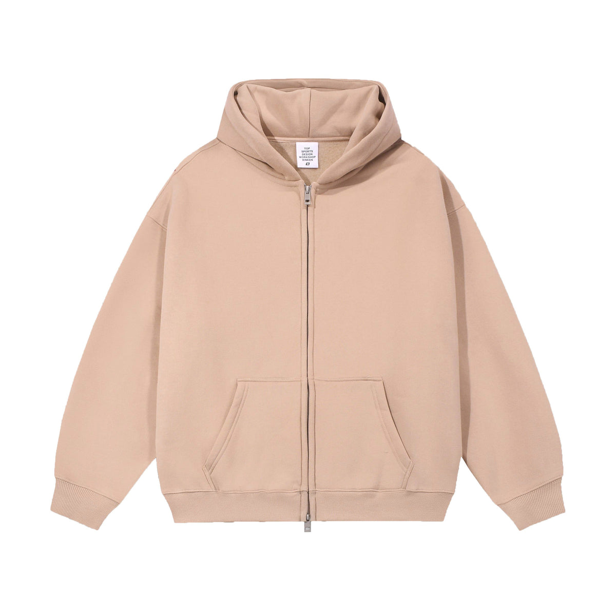21Dripzz Essential Zip Hoodie - Peach - product view 1
