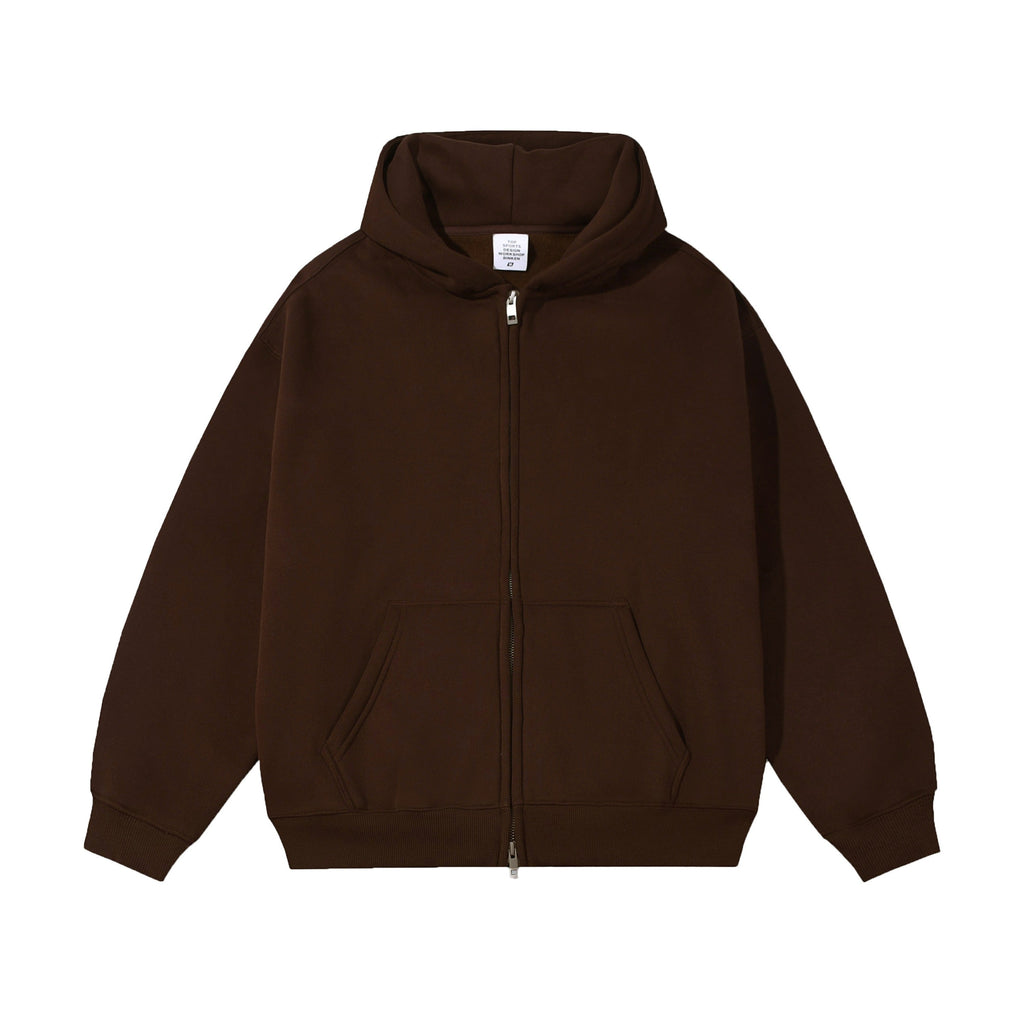 21Dripzz Essential Zip Hoodie - Mocha - product view 1