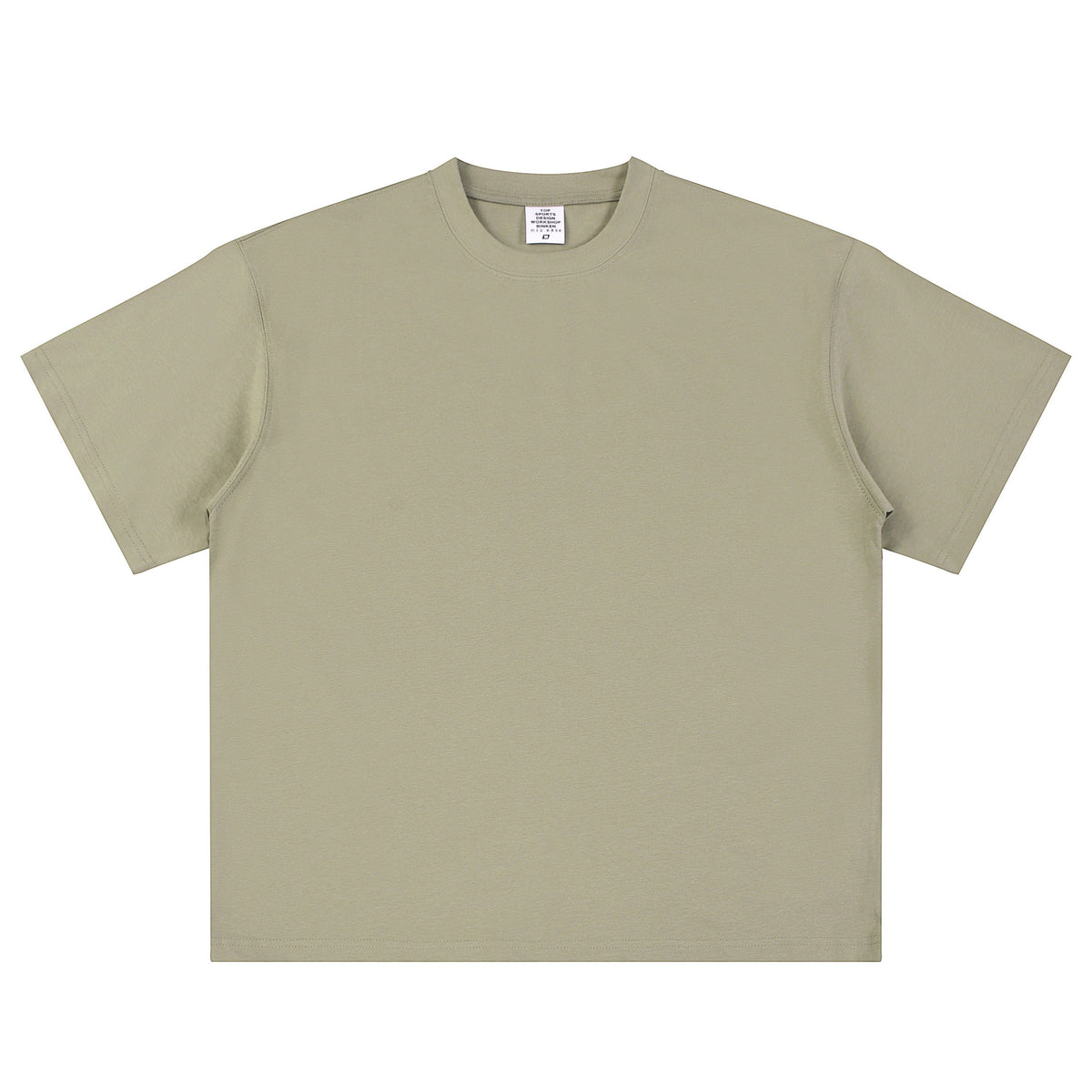 21Dripzz Essential Oversized Tee – Stone Grey - product view 1