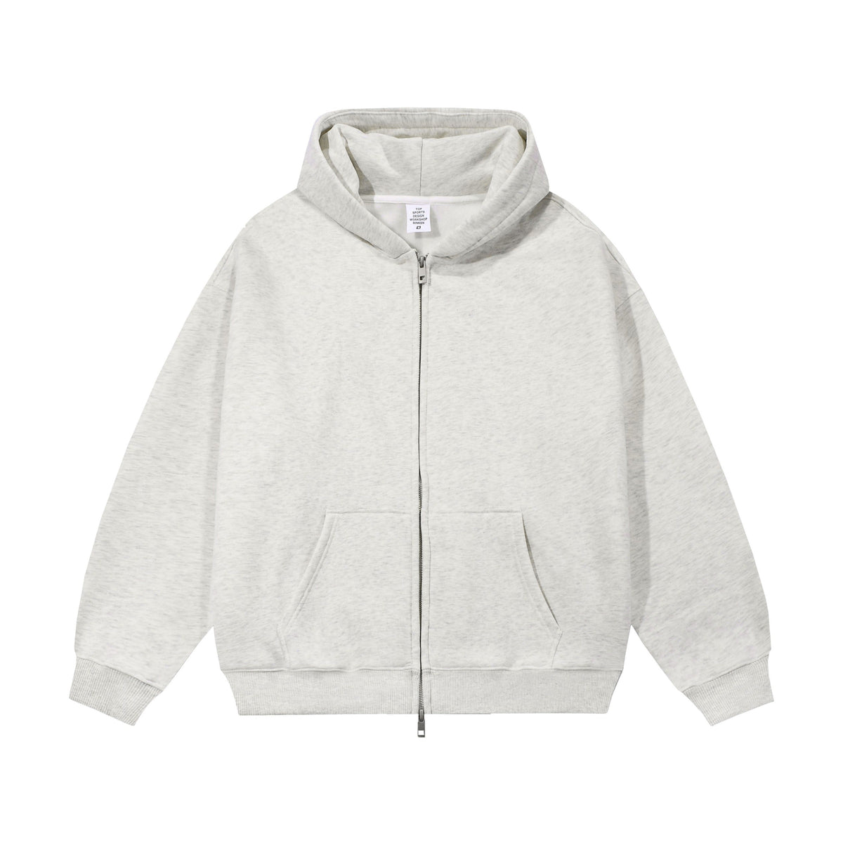 21Dripzz Essential Zip Hoodie - Light Grey - product view 1