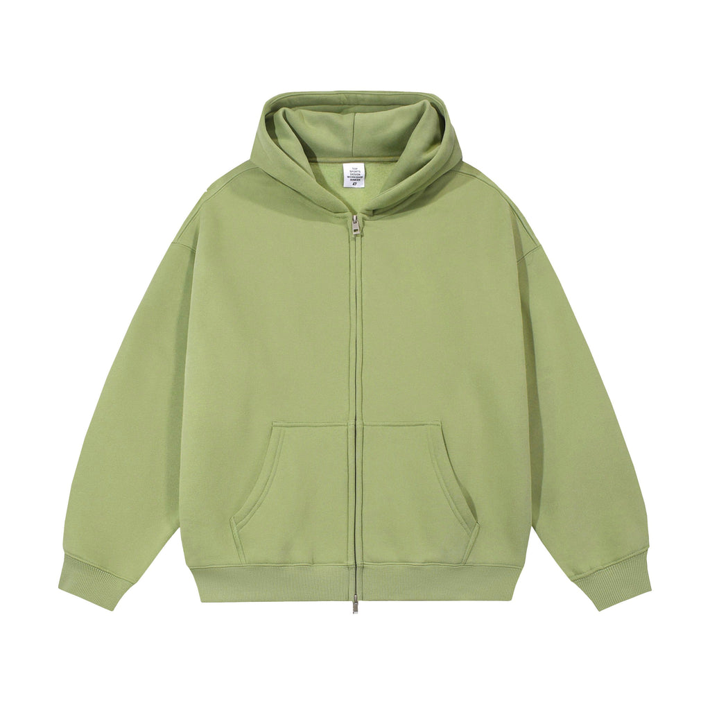 21Dripzz Essential Zip Hoodie - Apple Green - product view 1