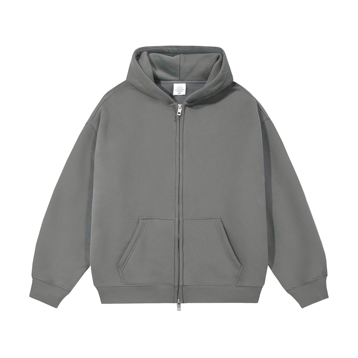 21Dripzz Essential Zip Hoodie - Anthracite Grey - product view 1