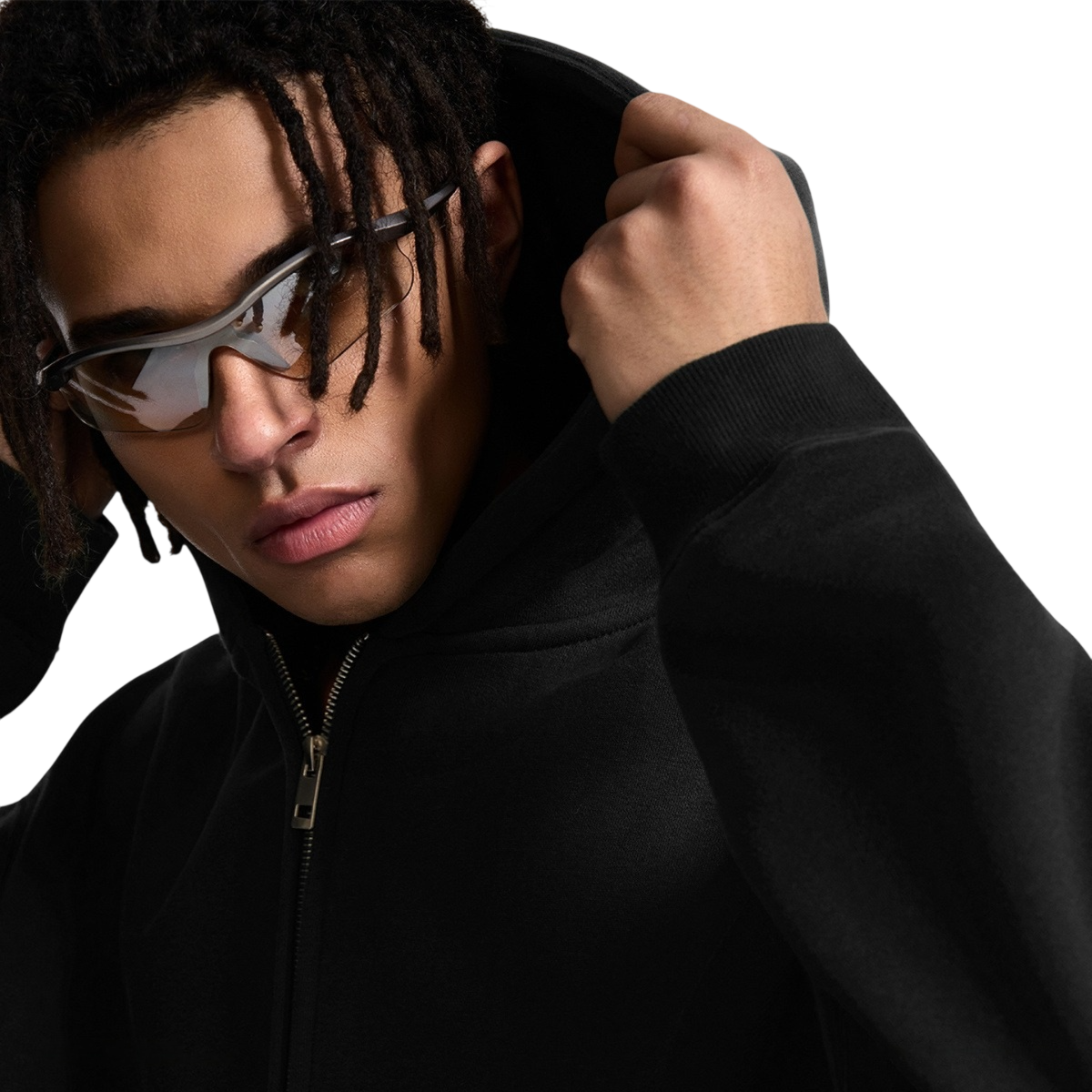 21Dripzz Essential Zip Hoodie - Brown - product view 3